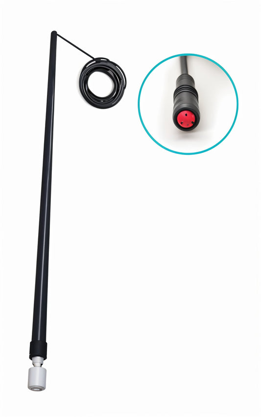 Régulateur de niveau pour fût chlore|acide|base avec connecteur Higo étanche 5M