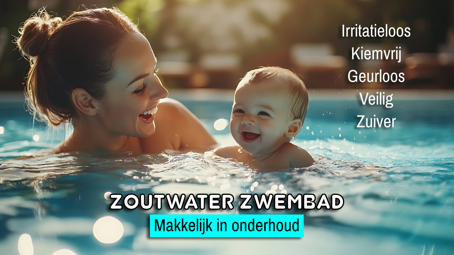 Kit bricolage d'électrolyse au sel SR avec contrôle pH, RX et débit - Piscine jusqu'à 150m³ - Wi-Fi | Écran - Contrôle du niveau en option