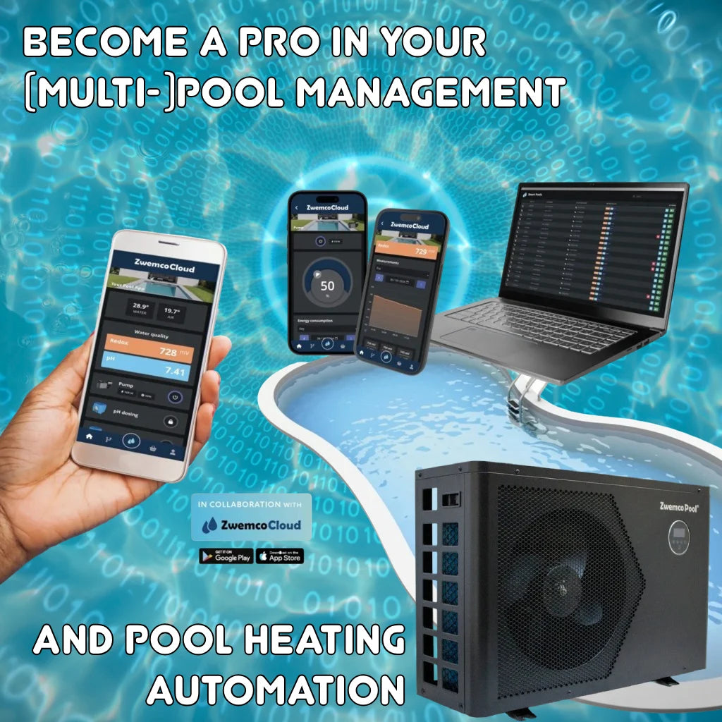 Pompe à chaleur Inverter 11,5 kW pour piscine jusqu'à 50 m³ - avec interface RS485