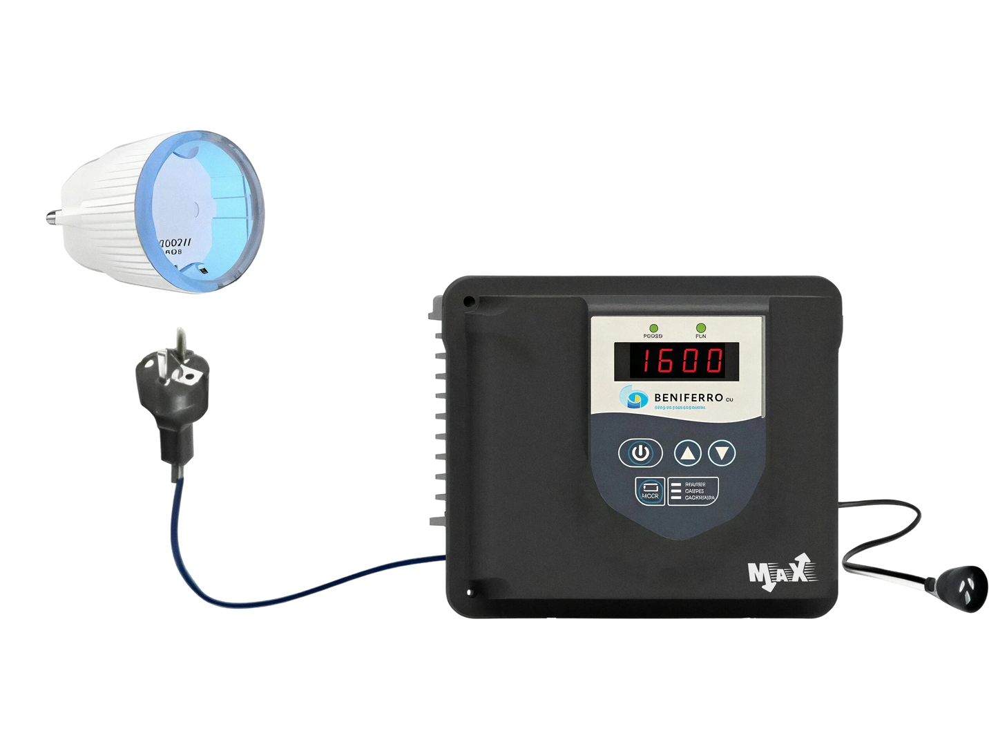 Variateur de fréquence MaX contrôlé par WiFi IP20 230V - 1,12 kW (1,5 PK)