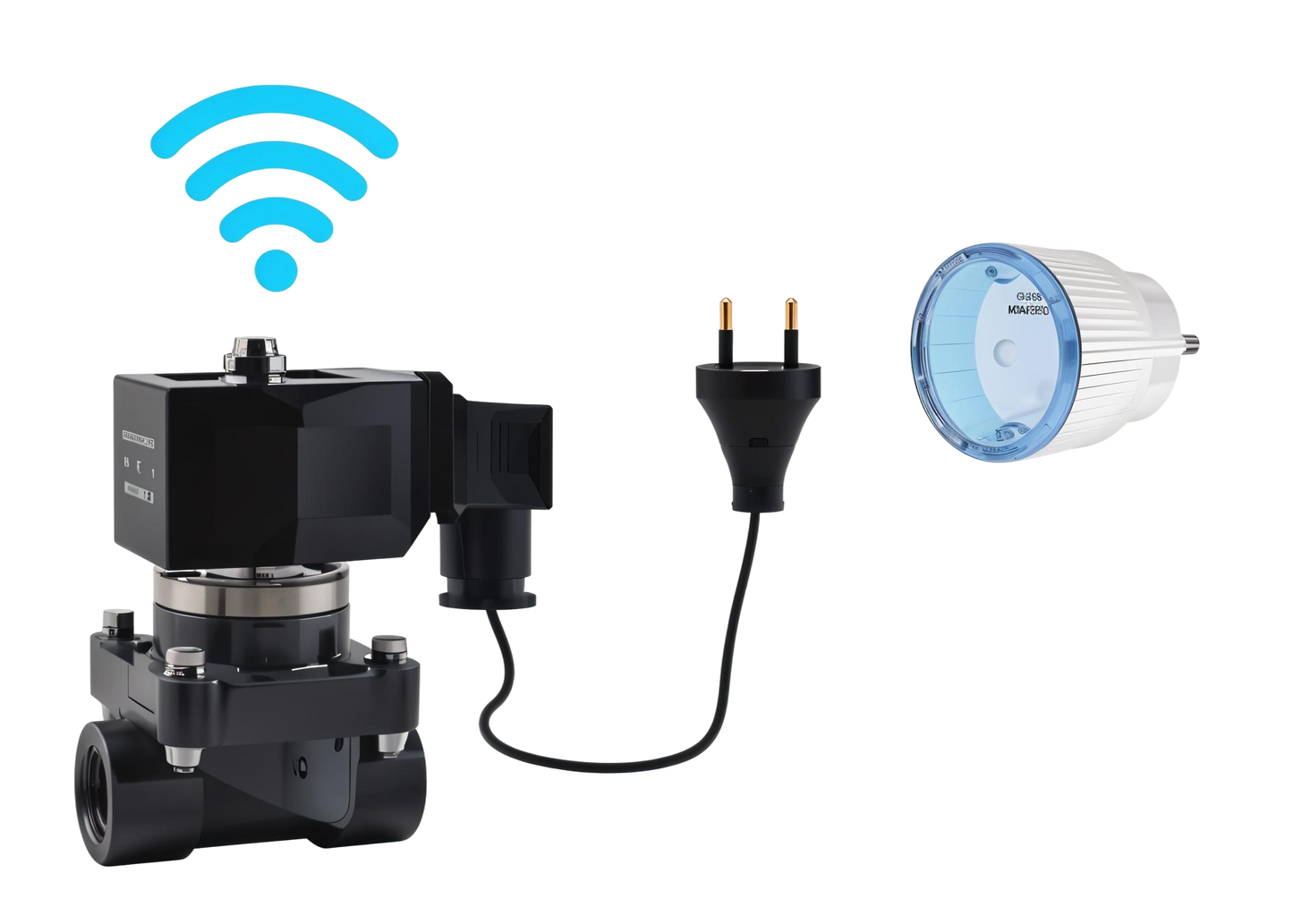 Électrovanne automatique Wifi 2 voies - filetage intérieur 1 1/2 pouce - plug & play