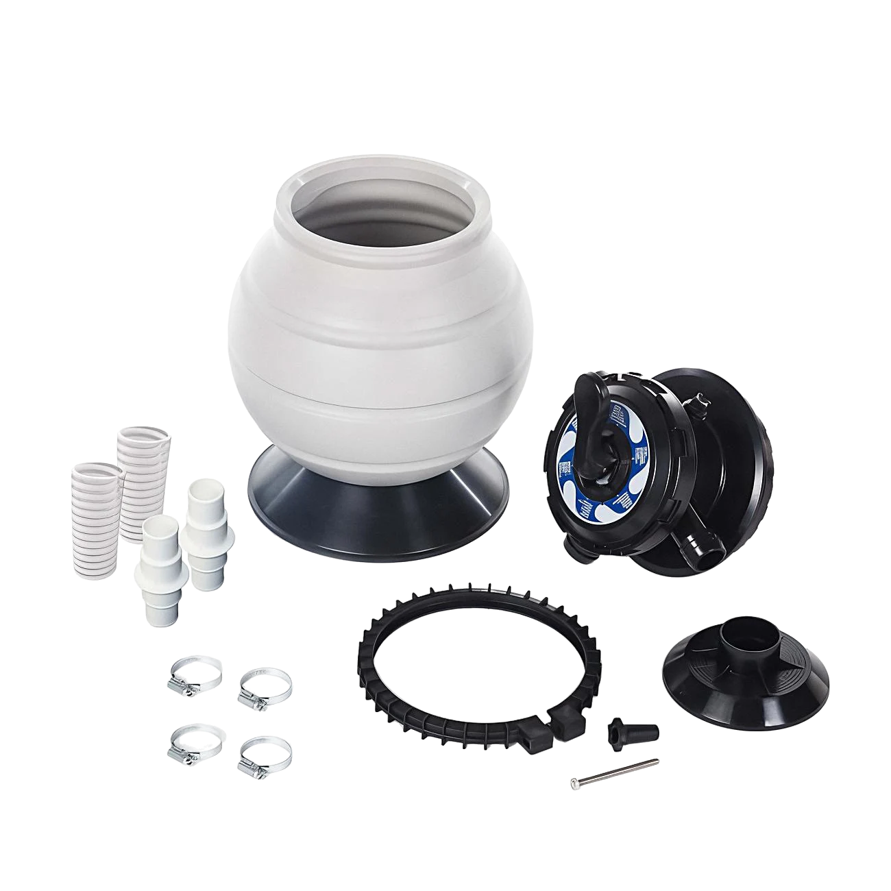 Filtre à sable Beniferro ultra-résistant - Pompe 11 m³/h en option - Piscine jusqu'à 75 m³