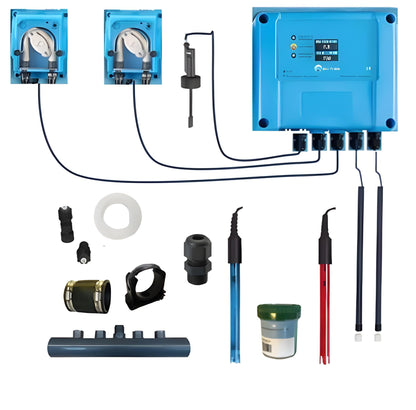 Doseur de pH et Chlore liquides - kit bricoleur pour piscine de 10 à 150m³