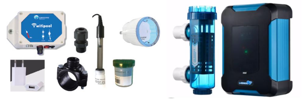 Electrolyseur au sel - kit bricoleur avec contrôle domotique wfifipool (accessoires inclus)