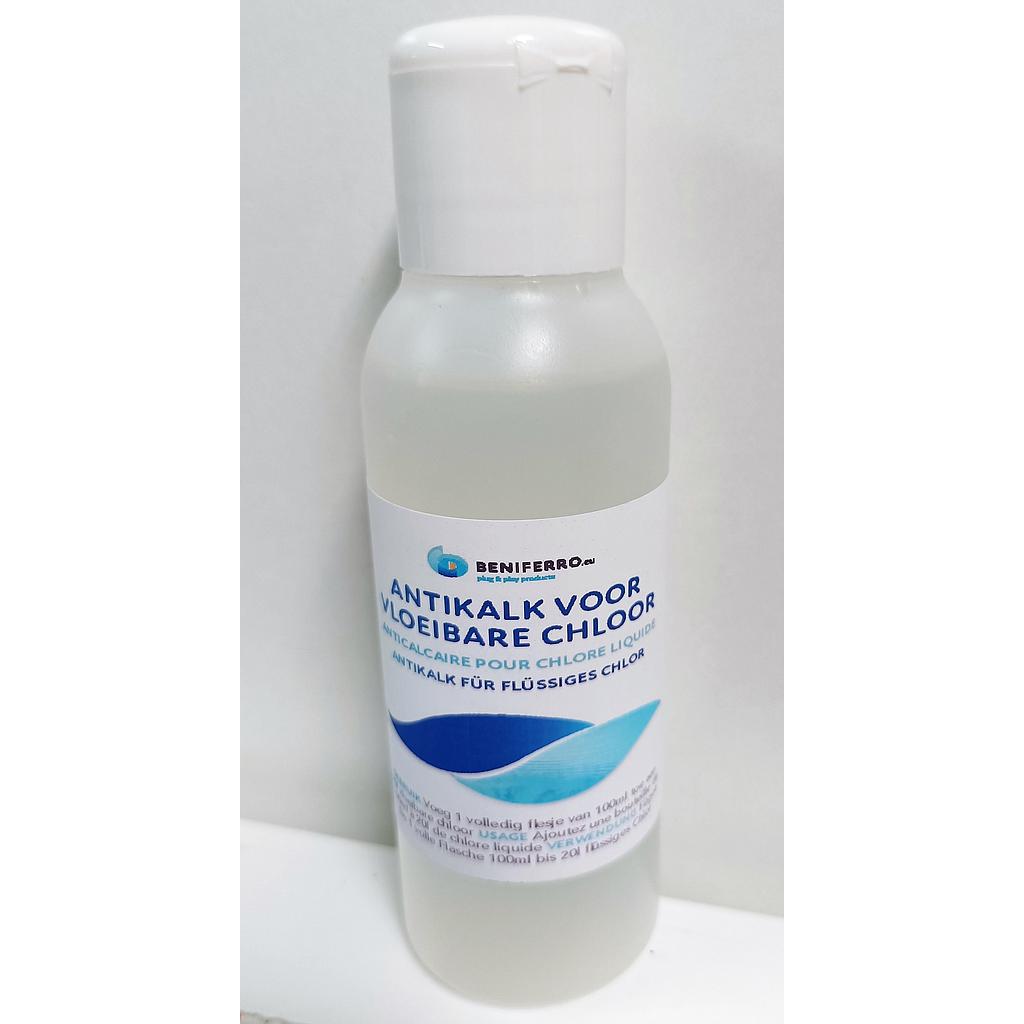 Antikalk voor vloeibare chloor (100ml)