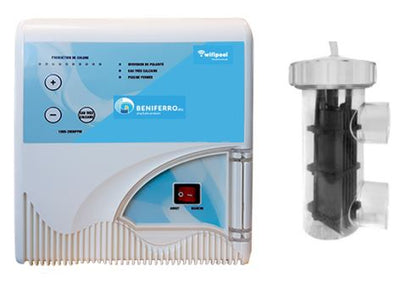 Electrolyse au sel Low Salt (LS) sans régulation pH et RX -  kit bricoleur pour piscine entre 30 et 125 m³