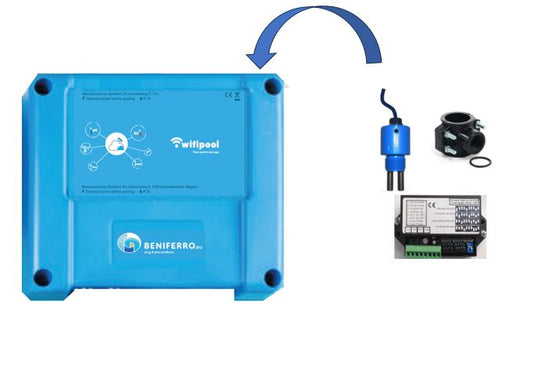 Extra conductiviteitsmeting  op CONNECT PRO meet- en controledoos - voor zoutgehalte 0.5-2.5 g/l