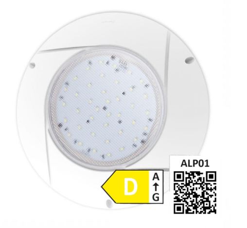 Flat Projector 60 LED wit zonder afstandsbediening (16W 1650 lumen)