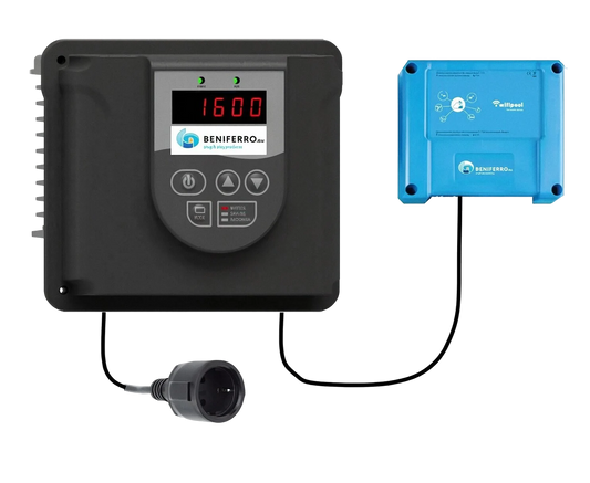 Variateur de fréquence MaX IP20 230V piloté par WiFiPOOL CONNECT PRO - 1,12 kW (1,5 HP)