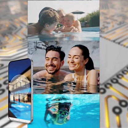 Doseur liquide avec réglage pH et Chlore - pré-monté sur plaque  pour piscine de 10 à 150m³