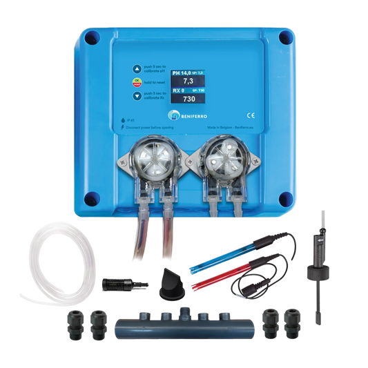 Doseur de pH et Chlore liquides - kit bricoleur  pour piscine de 10 à 150m³