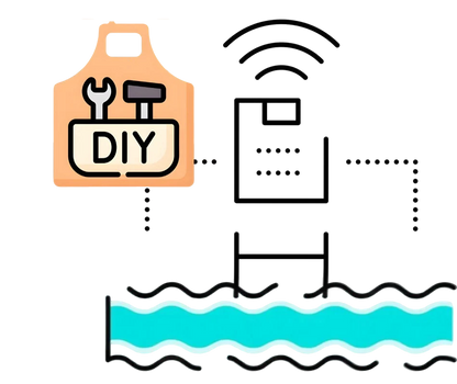 Générateur de chlore EL à électrolyse au sel - Kit DIY avec contrôle pH et RX